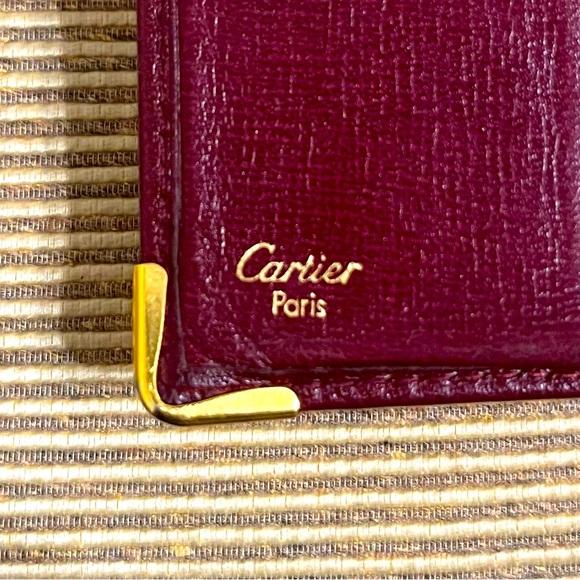 Cartier Bordeaux Unisex Must de Cartier Bifold Wallet - Picture 11 of 16